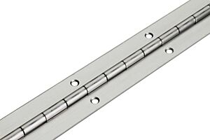 1016mm X 50mm X 2mm Mild Steel Continuous Hinge (Natural)