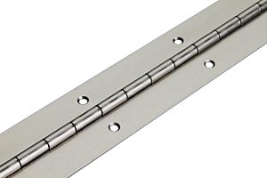 1016mm X 63mm X 2mm Mild Steel Continuous Hinge (Natural)