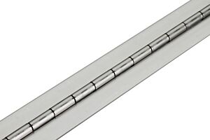 1016mm X 50mm X 2mm Mild Steel Continuous Hinge (Natural)