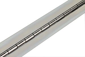 1016mm X 63mm X 2mm Stainless Continuous Hinge (Natural)