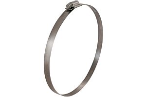 210mm-240mm Diameter Worm Drive Hose Clip High Torque Stainless Steel  (Natural)