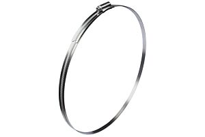 235mm-267mm Diameter Jubilee Worm Drive Hose Clip High-Grip Stainless Steel (Natural)