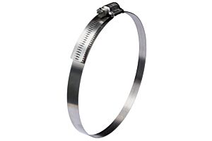 90mm-120mm Diameter Jubilee Worm Drive Hose Clip High Torque Stainless Steel (Natural)