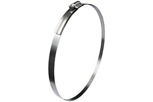 235mm-267mm Diameter Original Jubilee Worm Drive Hose Clip Mild Steel Zinc Plate Passivate (Silver Blue)