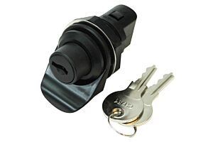 Push Button Latch, Locking, Pull Tab In Line