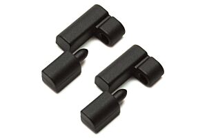 Hinge Lift Off, Type B Offset, (Pack of 2 Pairs) Zinc Alloy (Black)