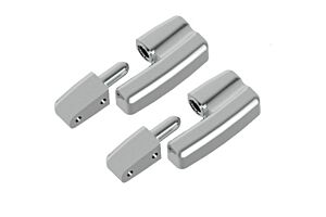 Hinge Lift Off, Type A Offset, (Pack of 2 Pairs) Zinc Alloy (Chrome)