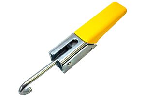 Draw Latch, Over Centre, Steel, Yellow Grip