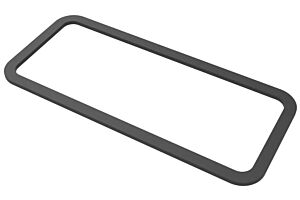 Compression Lever Latch Gasket, Black