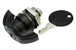 Cam Latch, Wing Style, Locking, Black Powder Coated