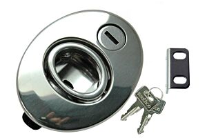 Push To Close Latch, Lockable, Stainless Steel 316