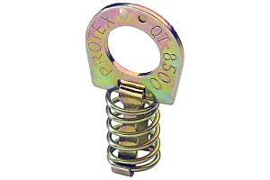 Quarter Turn Spring Latch Mild Steel Zinc Plate Passivate (Yellow)