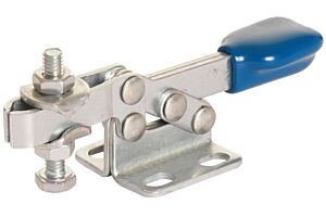 Toggle Clamp Horizontal Action Adjustable Bar Stainless Steel (Natural)