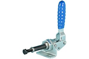 Toggle Clamp Plunger Action Mild Steel Zinc Plate Passivate (Silver Blue)