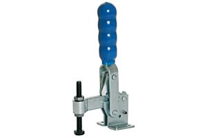 Toggle Clamp Vertical Action Mild Steel Zinc Plate Passivate (Silver Blue)