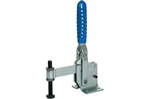 Toggle Clamp Vertical Action Mild Steel Zinc Plate Passivate (Silver Blue)