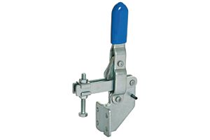 Toggle Clamp Vertical Action Adjustable Bar Mild Steel Zinc Plate Passivate (Silver Blue)