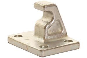 Catch Plate for Toggle Clamp Mild Steel Zinc Plate Passivate (Silver Blue)