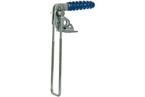 Toggle Clamp Vertical Draw Action Mild Steel Zinc Plate Passivate (Silver Blue) 90 Degree