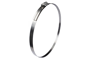 170mm-200mm Diameter Jubilee Worm Drive Hose Clip High-Torque Stainless Steel (Natural)